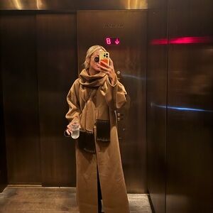 LPA Chic Brown Trench Coat